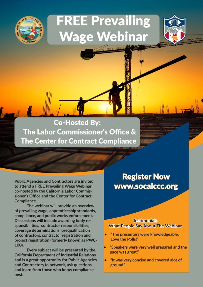 Prevailing Wage Webinar San Diego Lecet Southwest